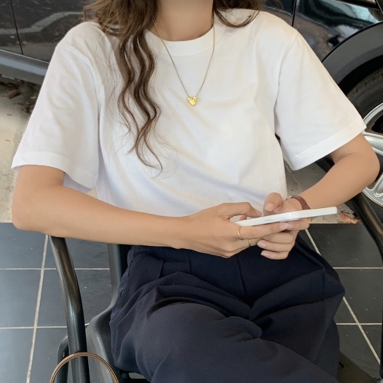 MDMS⭐️高磅數/男女素T/超經典/基本款/日本/重磅純棉/短袖/t恤/純色/素面/圓領/空白衫/潮牌/素T/E334-細節圖7