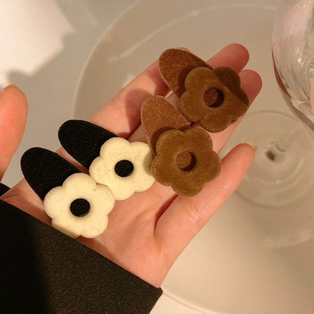 MDMS⭐髮飾/邊夾/羅曼尼莊園/法式/復古/絲絨/花朵/髮夾/高級感/時尚百搭/劉海夾/側邊夾子/頭飾/A109-細節圖4