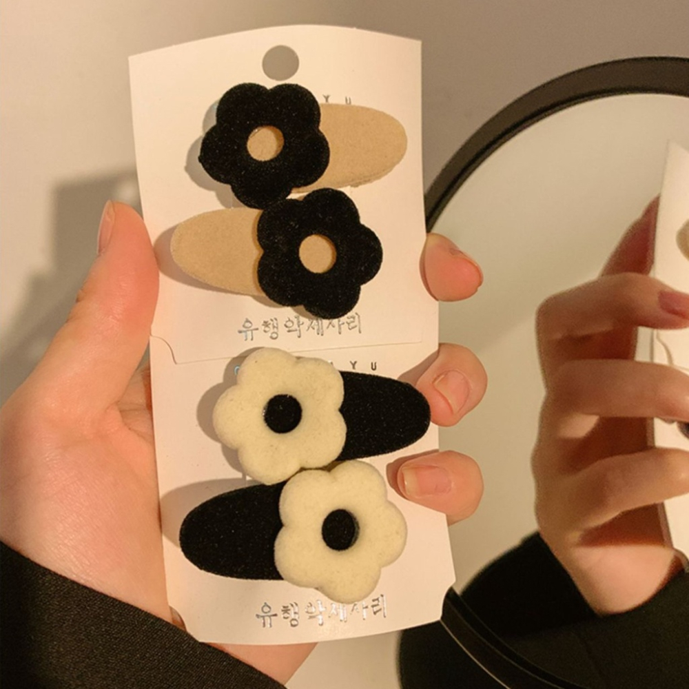 MDMS⭐髮飾/邊夾/羅曼尼莊園/法式/復古/絲絨/花朵/髮夾/高級感/時尚百搭/劉海夾/側邊夾子/頭飾/A109-細節圖7