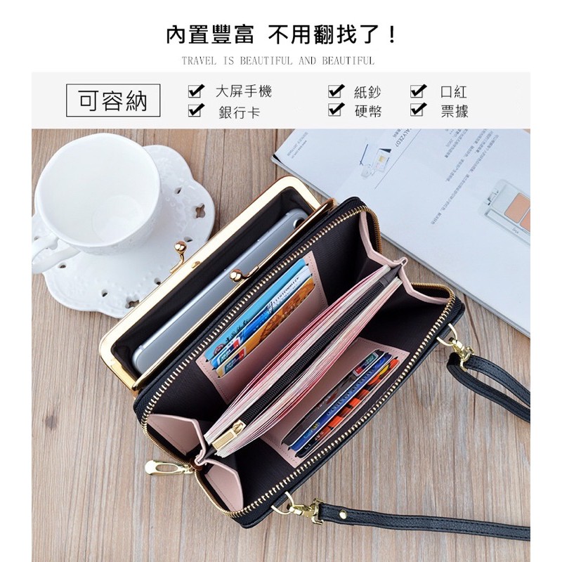 MDMS⭐現貨/大容量/手機包/肩背包/側背包/錢包/零錢包/長夾/單肩包/側背包女/夾子包/迷你包/小包包B526-細節圖3
