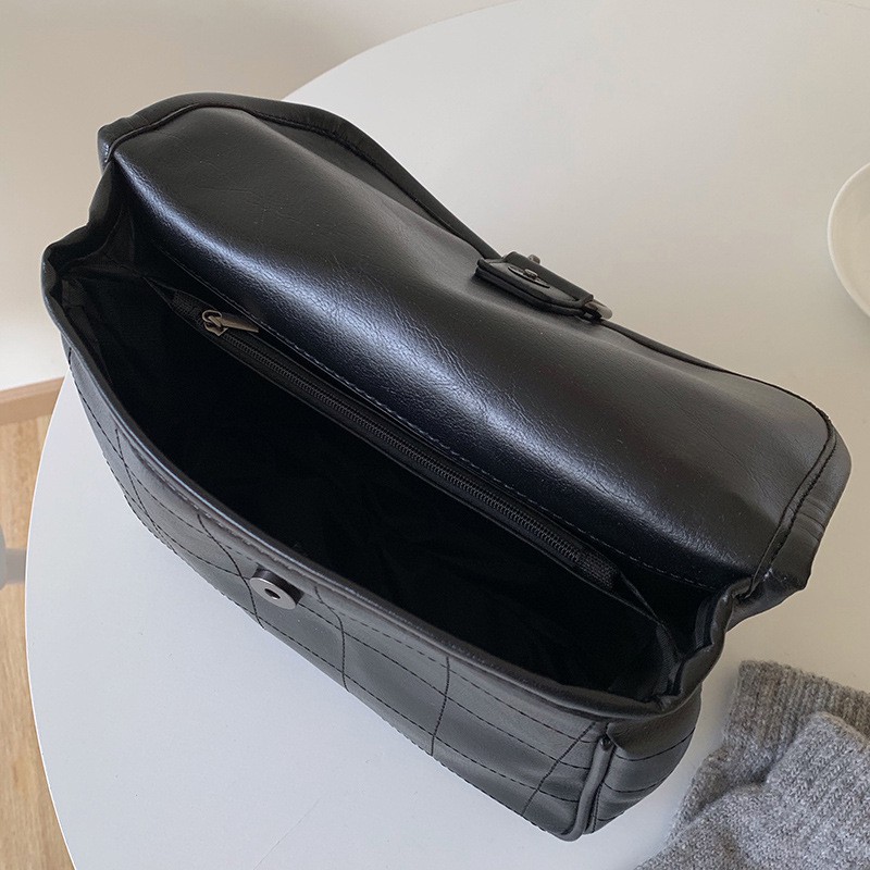 MDMS⭐現貨/復古/單肩包/菱格包/鏈條包/手提包/側背包/斜背包/腋下包/女包/肩背包/鍊條包/韓系/中包/B297-細節圖9