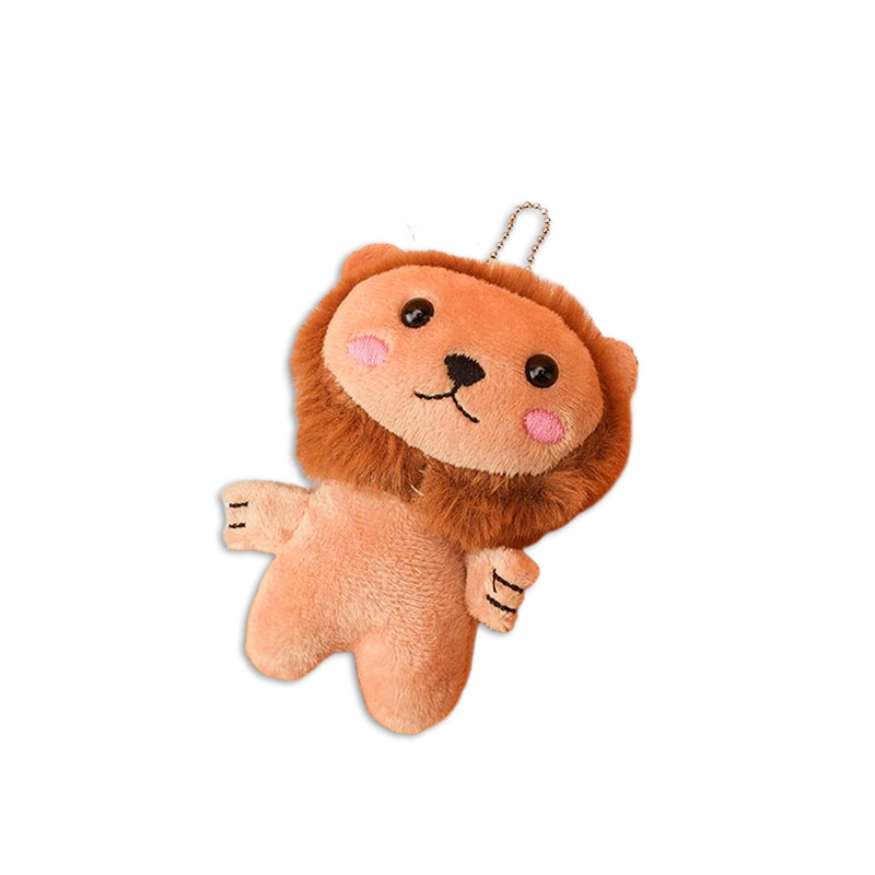 MDMS⭐附鑰匙扣環/可愛/軟萌/絨毛/配件/吊飾/公仔/吊墜/裝飾物/獅子/包包掛件/掛件/百搭可愛/穿搭配件A047-細節圖2