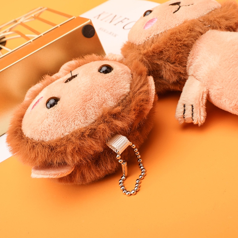 MDMS⭐附鑰匙扣環/可愛/軟萌/絨毛/配件/吊飾/公仔/吊墜/裝飾物/獅子/包包掛件/掛件/百搭可愛/穿搭配件A047-細節圖3