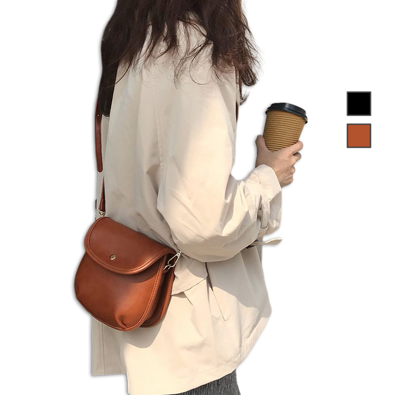 MDMS⭐現貨/肩背包/斜背包/馬鞍包/百搭/復古/韓系/側背包/簡約/INS/小廢包/質感/小包包/迷你包/B118-細節圖2