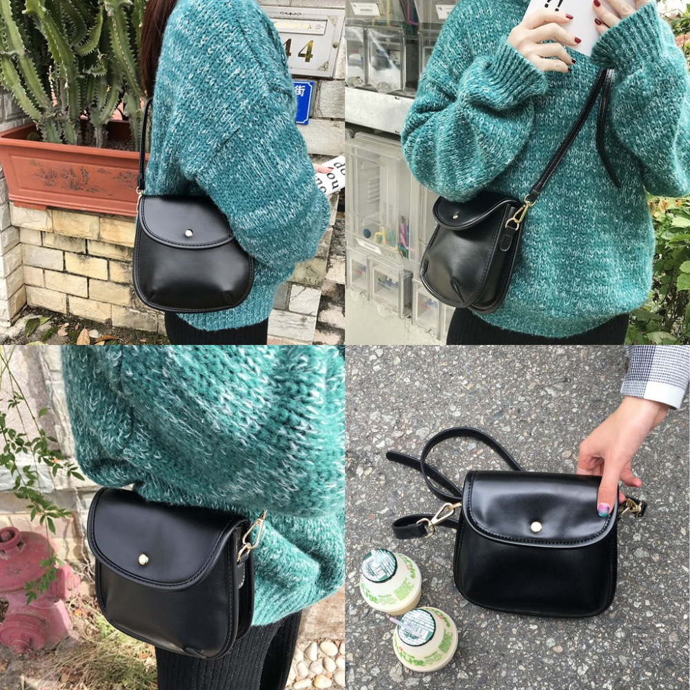 MDMS⭐現貨/肩背包/斜背包/馬鞍包/百搭/復古/韓系/側背包/簡約/INS/小廢包/質感/小包包/迷你包/B118-細節圖4