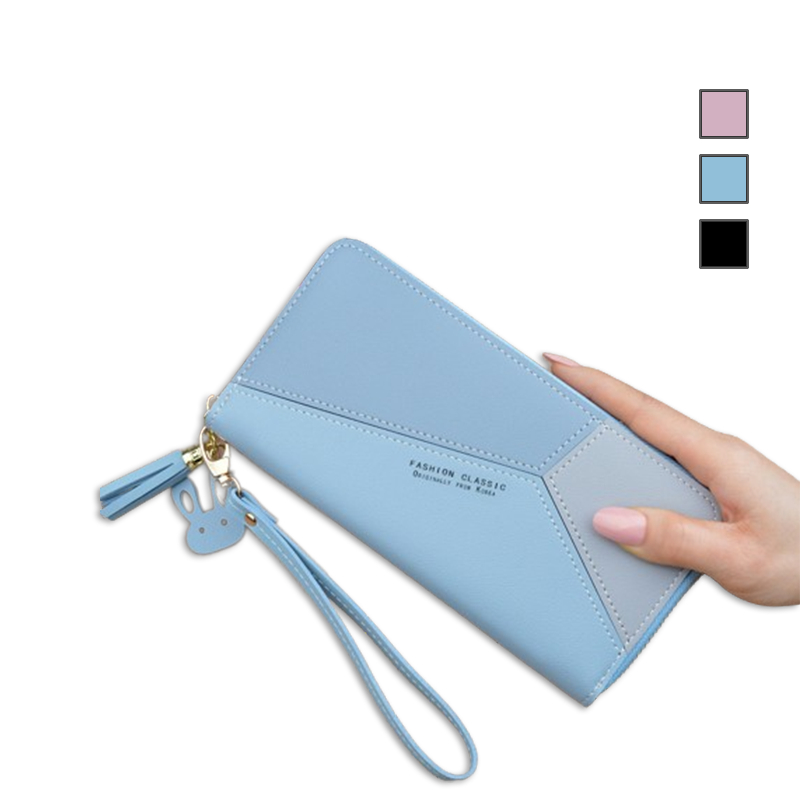 MDMS⭐現貨/女士長夾/韓版長夾/時尚流蘇長夾/荔枝紋/多卡位/錢包/大容量/防刮長夾/皮包/皮夾/迷你包B305-細節圖2