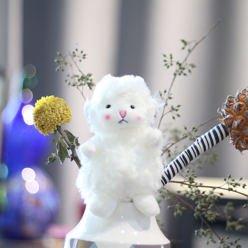 MDMS⭐可愛/軟萌/配件/吊飾/公仔/吊墜/裝飾物/白羊/包包掛件/掛件/百搭可愛A046-細節圖4