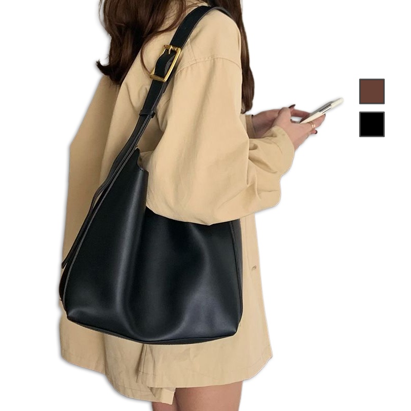 MDMS⭐托特包/簡約/百搭/ins/大容量/大包/慵懶風/水桶包/復古/單肩包/斜挎包/通勤包/中包/子母包B791-細節圖2