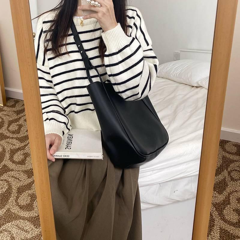 MDMS⭐復古/大容量/百搭/托特包/子母包/包包/側背包/斜背包/媽媽包/包包女/單肩包/大容量包包/大包/B612-細節圖4