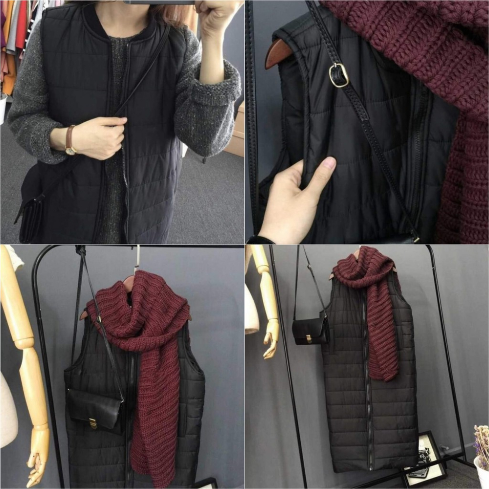 MDMS⭐️整套/BF/一件式/純色/針織長袖/寬版毛衣/長版上衣/中長款/寬鬆/針織衫/毛衣/上衣/背心/AA04-細節圖5