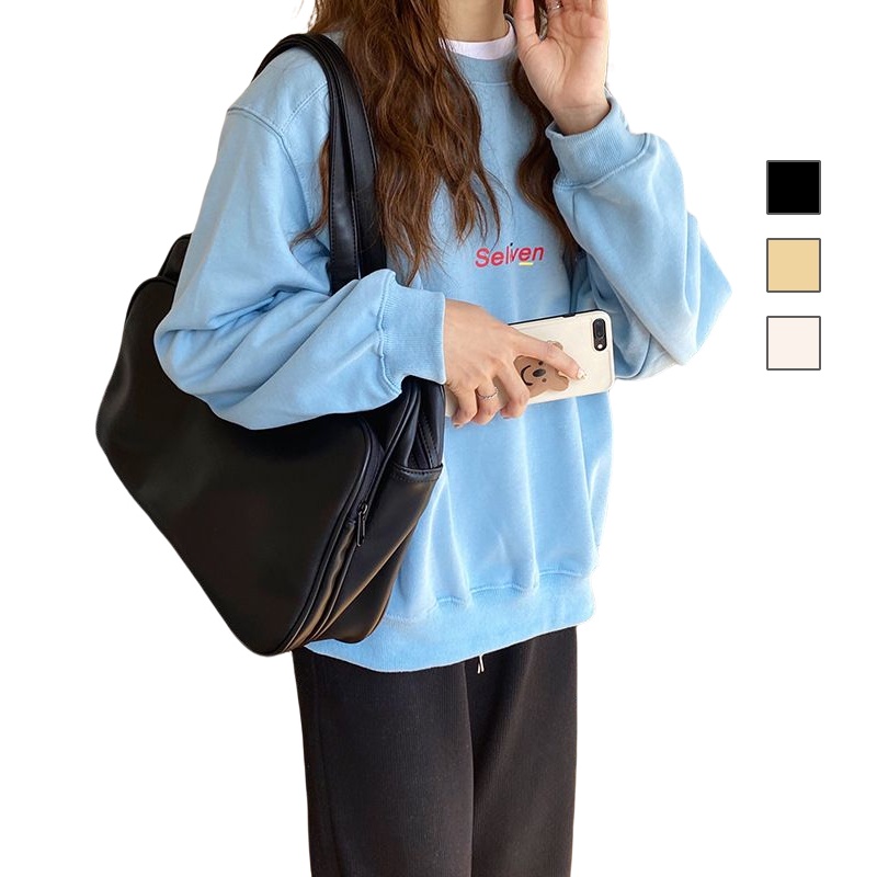 MDMS⭐現貨/電腦包/大容量/單肩包/韓系/托特包/包包女/手提包/手提袋/百搭/簡約/通勤包/旅行包/大包B494-細節圖2