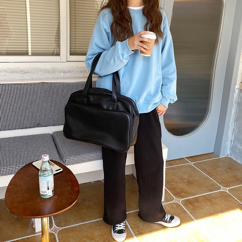 MDMS⭐現貨/電腦包/大容量/單肩包/韓系/托特包/包包女/手提包/手提袋/百搭/簡約/通勤包/旅行包/大包B494-細節圖5