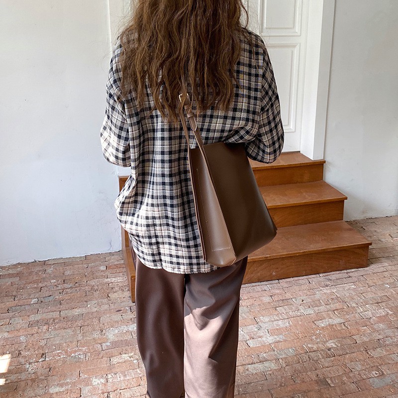 MDMS⭐子母包/側背包/肩背包/斜背包/ins/側背包/斜背包/水桶包/斜背包/托特包/包包女/帆布包/中包/B458-細節圖4