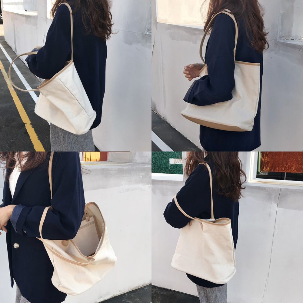 MDMS⭐現貨/大容量/手提包/大包包/帆布包/肩背包/單肩包/托特包/帆布袋/手提袋/購物袋/環保袋/大包/B174-細節圖3