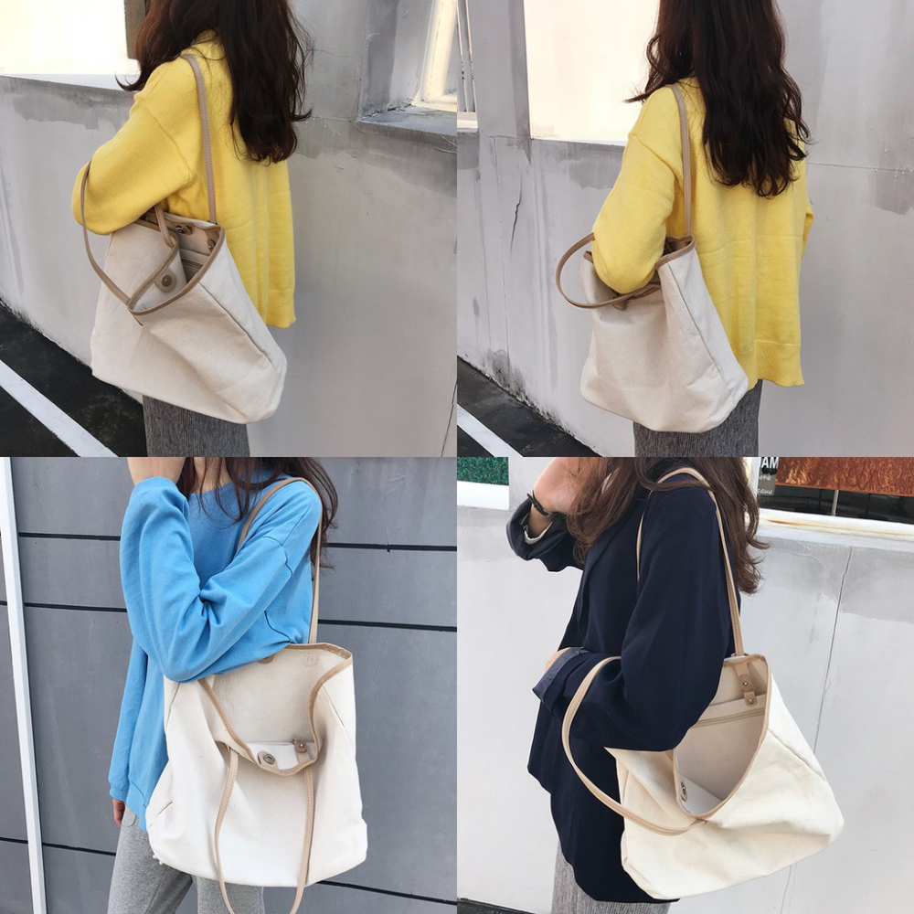 MDMS⭐現貨/大容量/手提包/大包包/帆布包/肩背包/單肩包/托特包/帆布袋/手提袋/購物袋/環保袋/大包/B174-細節圖5