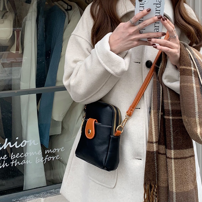 MDMS⭐手機包/斜挎包/百搭ins/復古/迷你包/小包/小巧/時尚/小清新/百搭/輕便/軟皮包/小挎包/B792-細節圖3