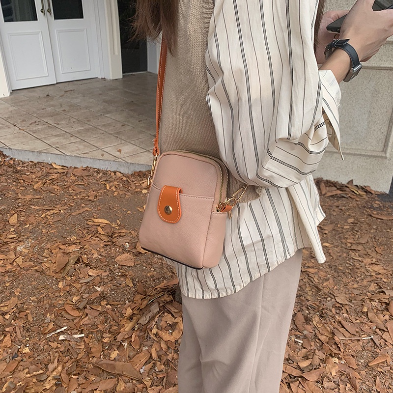 MDMS⭐手機包/斜挎包/百搭ins/復古/迷你包/小包/小巧/時尚/小清新/百搭/輕便/軟皮包/小挎包/B792-細節圖5