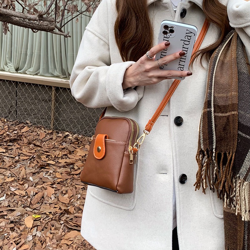 MDMS⭐手機包/斜挎包/百搭ins/復古/迷你包/小包/小巧/時尚/小清新/百搭/輕便/軟皮包/小挎包/B792-細節圖6