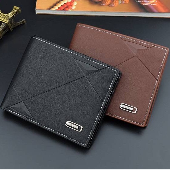 【MDMS】短款 多卡位 薄三折 橫款 軟皮夾 錢包(B524)-細節圖2