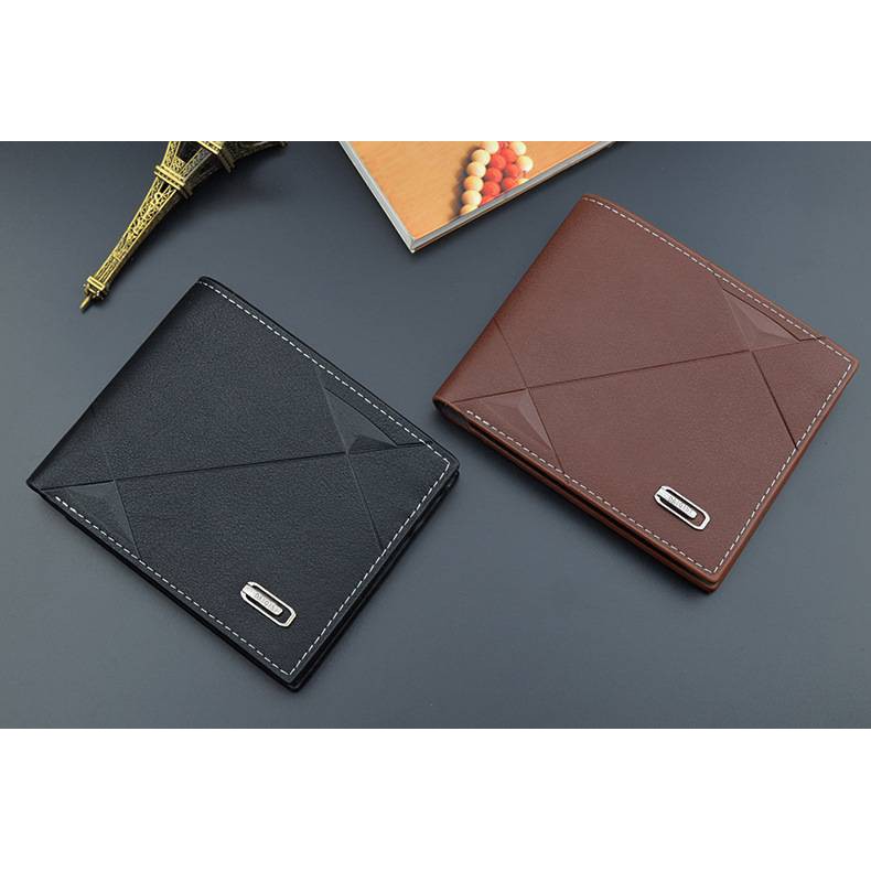 【MDMS】短款 多卡位 薄三折 橫款 軟皮夾 錢包(B524)-細節圖5