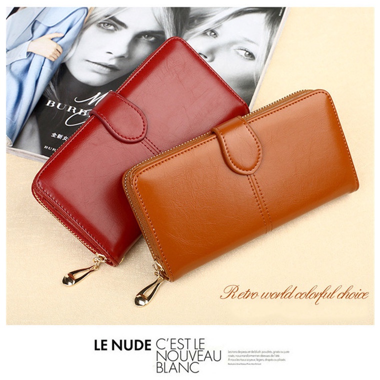 MDMS⭐現貨/長夾/短夾/油蠟皮/拉鍊/皮夾/油皮/零錢包/皮包/長夾/短夾/手拿包/錢包/B302-細節圖4