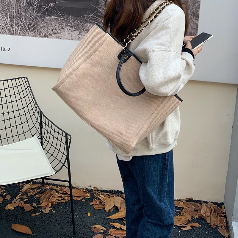 MDMS⭐附雙肩帶/帆布包/大包/女包/小眾設計/手提包/腋下包/復古/學生包/通勤包/大容量/單肩包/托特包/B764-細節圖5