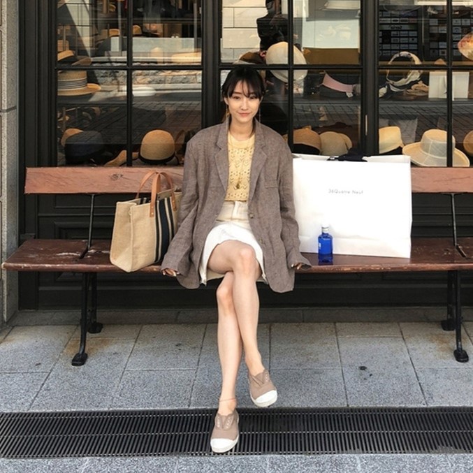 MDMS⭐帆布包/女包/大包/韓版/手提包/公事包/職業包/通勤包/時尚/條紋/大容量/簡約日常/單肩包/斜背包B802-細節圖3