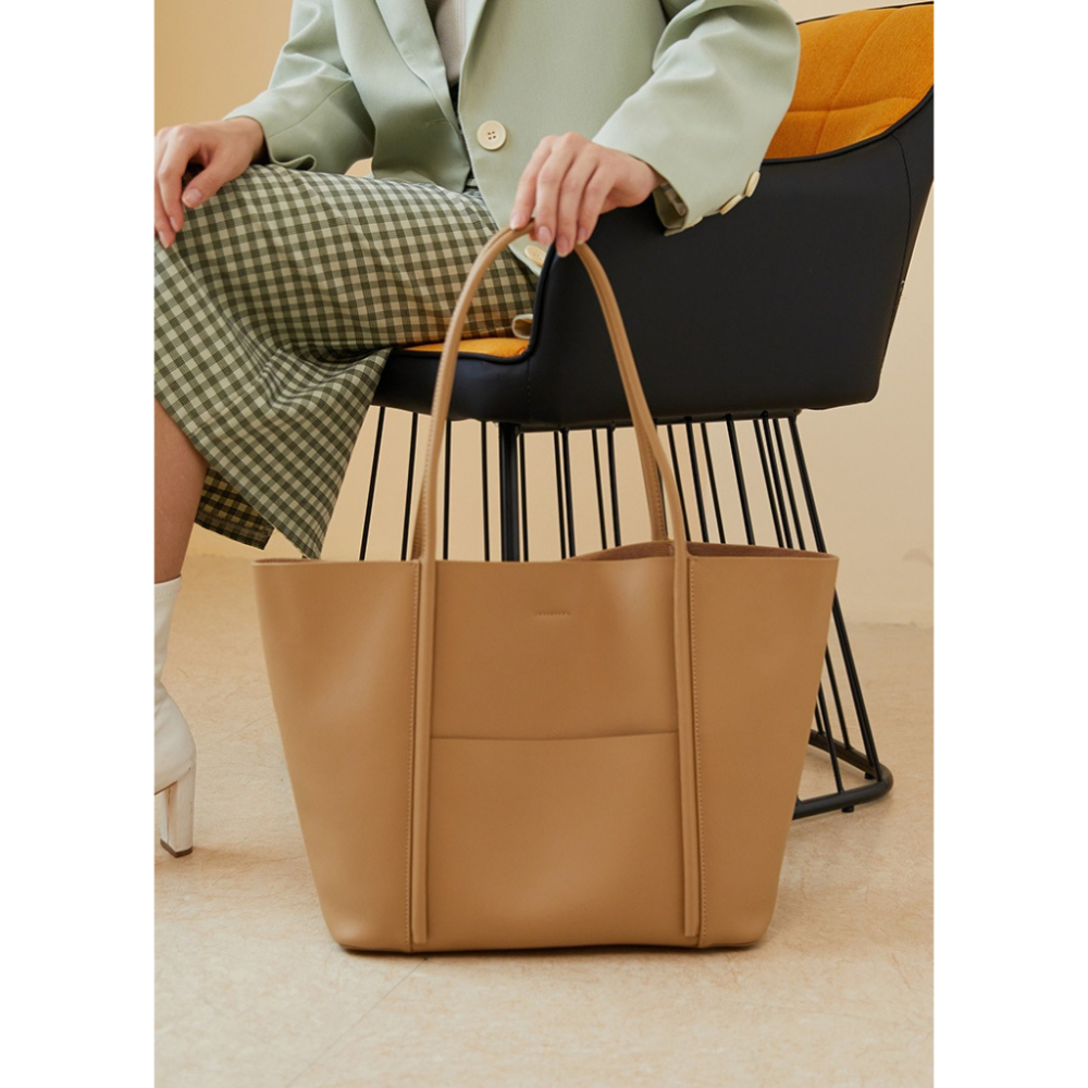 MDMS⭐超高質感/真皮材質/女包/托特包/夏季/手提大包/牛皮/上班通勤/單肩包/大容量/大包/側背包/子母包D001-細節圖7