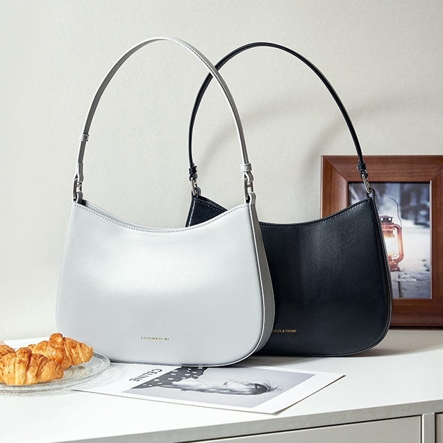 MDMS⭐超高質感/真皮材質/高級感/小眾設計/法棍包/小包/斜背包/側背包/時尚/腋下包/單肩包/女包/托特包D002-細節圖4