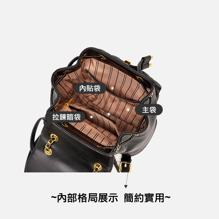MDMS⭐超高質感/真皮材質/高級感/小眾設計/時尚/小香風/經典款/不敗款/菱格/雙肩包/後背包/女包/中包/D003-細節圖9