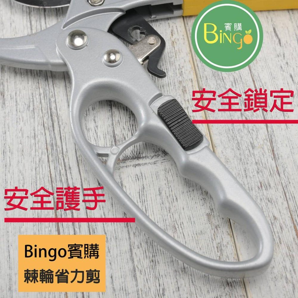 口碑No.1[Bingo-賓購]現貨-園藝棘輪省力剪、修枝剪、果樹剪-細節圖5