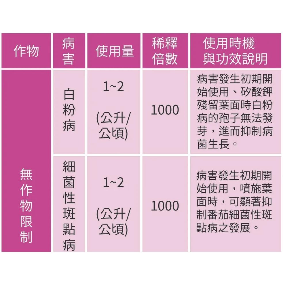 [Bingo賓購]矽專家- S1 矽酸鉀 可溶性矽 水溶性矽元素 多肉 觀葉 種菜 真菌 病菌防治 葉面肥 種苗 鹿角蕨-細節圖4