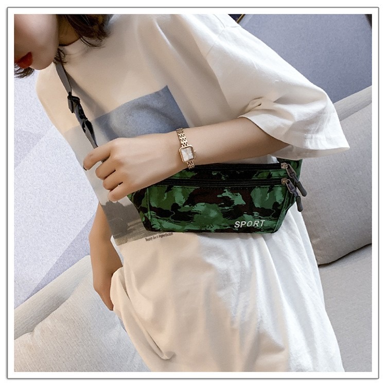 【好物坊】TW現貨 迷彩腰包 男女戶外運動 胸包 耐磨斜挎包 防水貼身 手機包 出國旅遊 貼身包-細節圖8