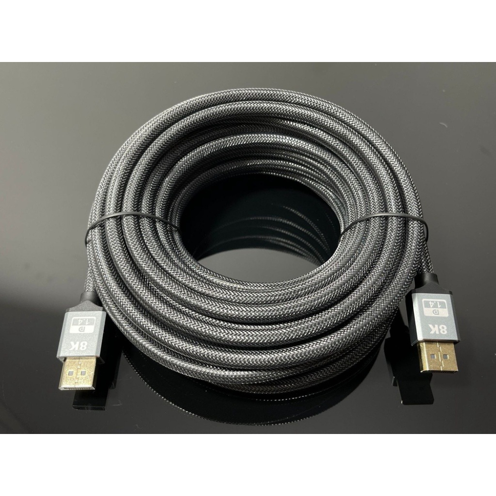 【好物坊】台灣現貨 標準 DP 1.4 8K 60Hz 編織 5M 3M 2M 1M 影音 訊號線 尼龍 鋁合金-細節圖9