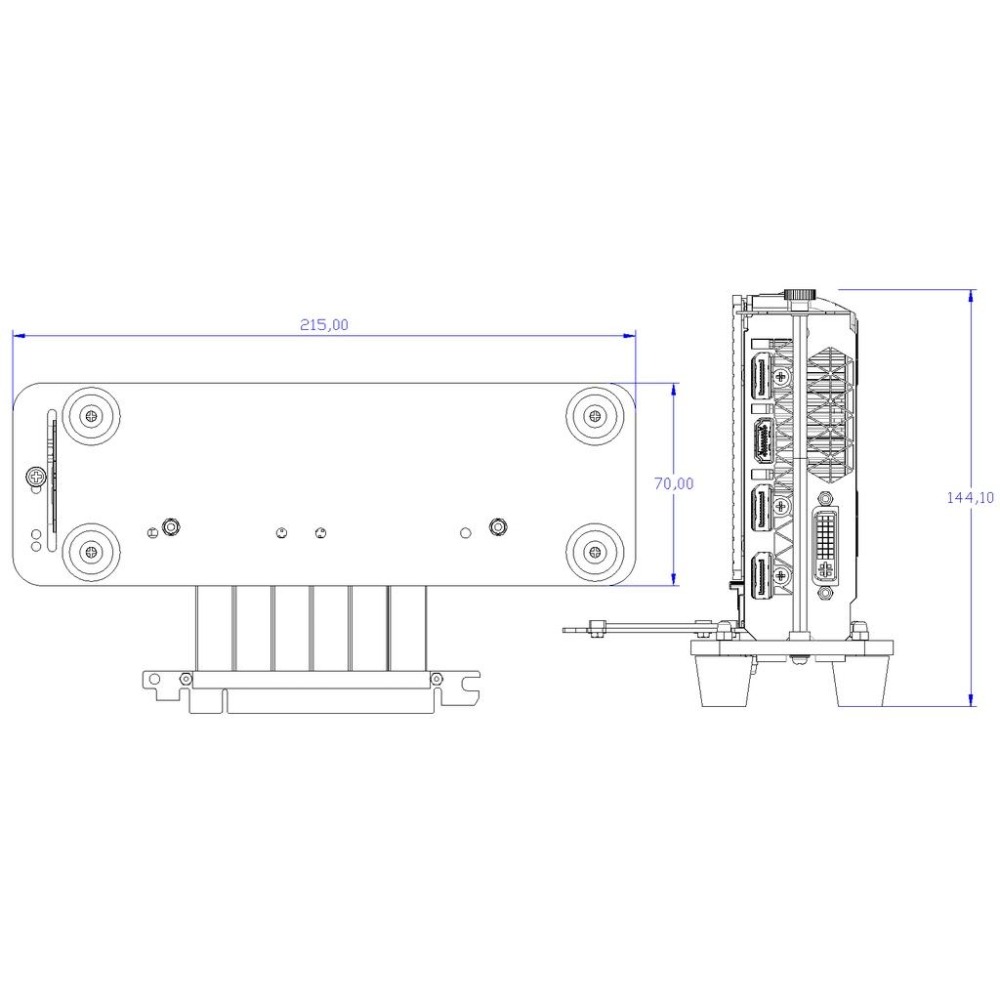 【杰妍選】含稅開發票 ADT ADT顯卡聲卡網卡豎裝底座 延長直立 PCI-E 3.0x1x16外接內置支架-細節圖8