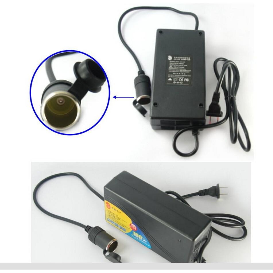【杰妍選】110V轉12V15A180W / 20A250W汽車點煙器車載打充氣泵大功率吸塵器轉換器充電器-細節圖4