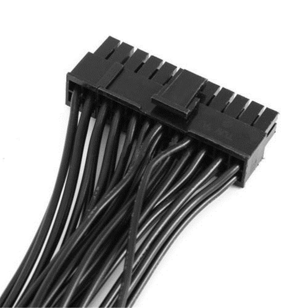 【杰妍選】含稅開發票 純銅ATX24p雙電源啟動線0.3M 24pin電腦機箱主板同步延長線18AWG-細節圖4