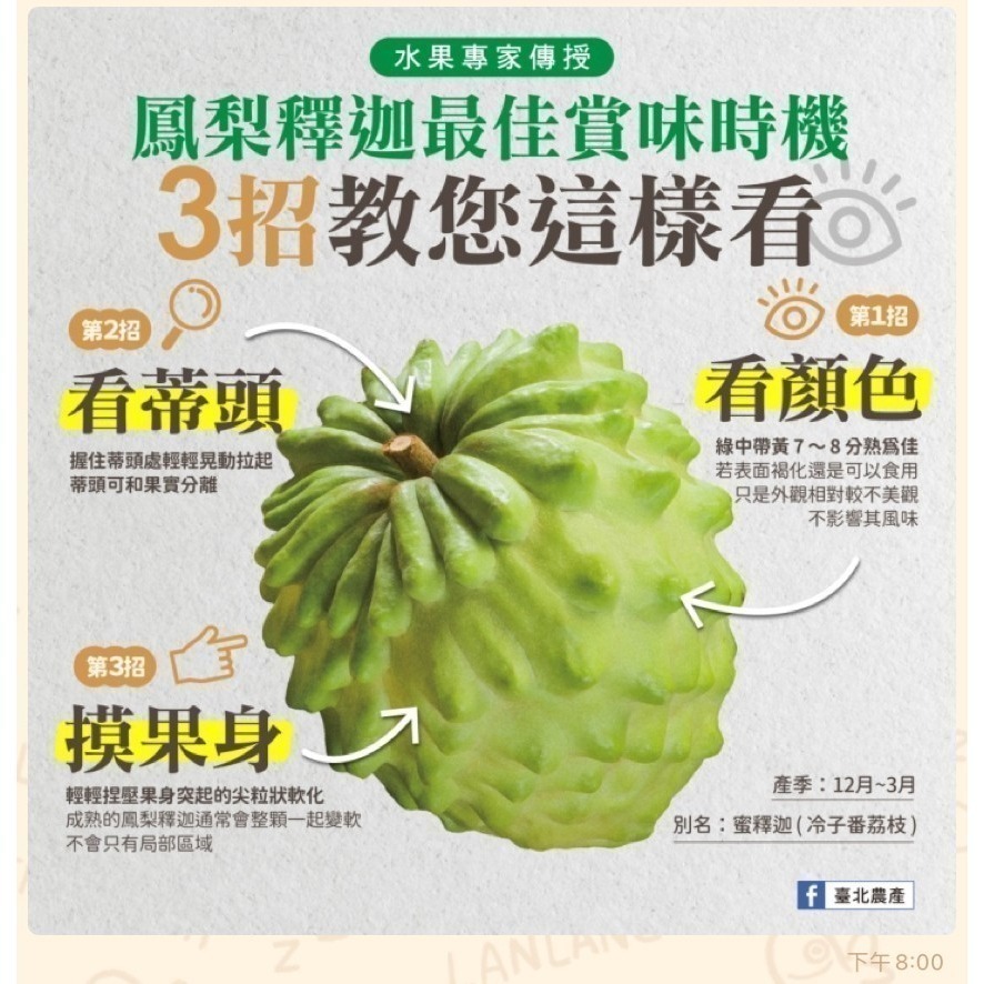 【果樂釋迦專賣】鳳梨釋迦/10斤一箱-細節圖4