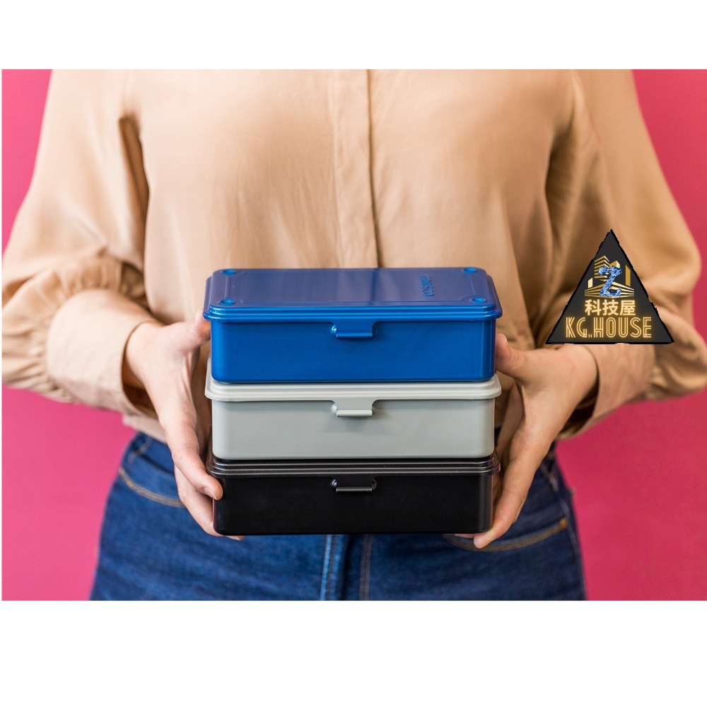 💫科技屋Z💫🇯🇵日本製 TRUSCO 中山 T-190 收納盒 工具盒 金屬 工具箱 收納箱 同TOYO-細節圖2