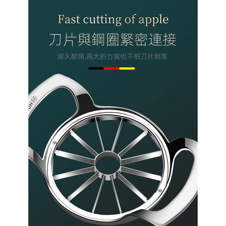 切水果神器家用切蘋果神器多功能水果 分割器蘋果切片分瓣器水果切片器 切割器 削水果器 304不繡鋼 切片器-細節圖5