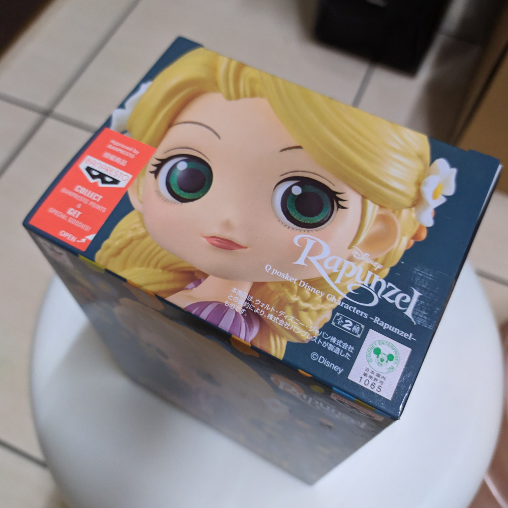 Qposket 長髮公主 樂佩 正常色 迪士尼公主系列 約14公分 日版-細節圖2