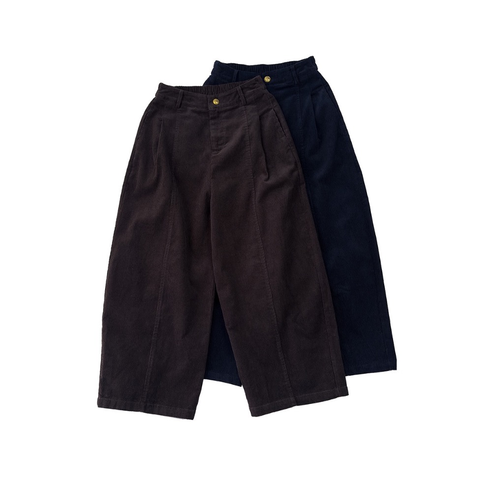 秋季燈芯絨厚款九分褲-細節圖5