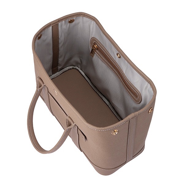 星巴克 棕色女神皮革提袋-細節圖2