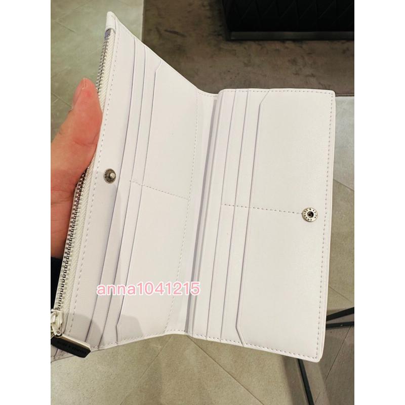 菱格蓬蓬長夾❤️‍🔥【24H快速出貨】🛍 ANNA代購💜新加坡品牌小CK保證正品代購 附紙袋-細節圖5