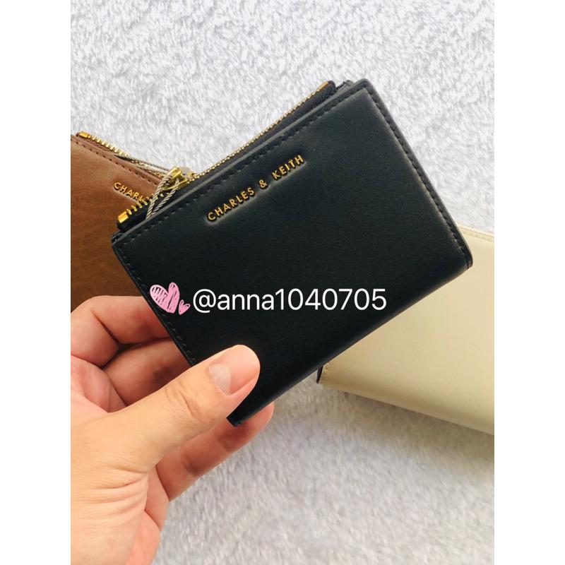 可愛巧克力🍫色短夾❤️‍🔥【24H快速出貨】🛍 ANNA代購💜新加坡品牌小CK保證正品代購 附紙袋 短夾 錢包 中夾-細節圖3