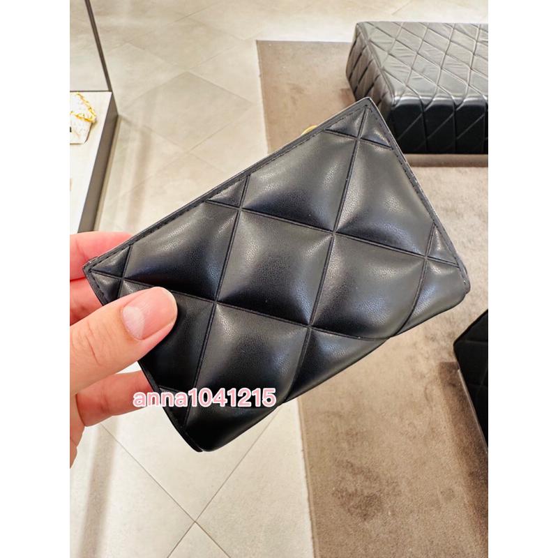 菱格紋蓬蓬短夾❤️‍🔥【24H快速出貨】🛍 ANNA代購💜新加坡品牌小CK保證正品代購 附紙袋-細節圖4