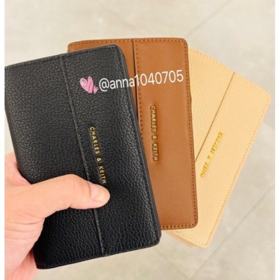 【24H快速出貨】ANNA代購💜新加坡品牌小CK保證正品代購 附紙袋 多卡曾短夾 經典皮夾