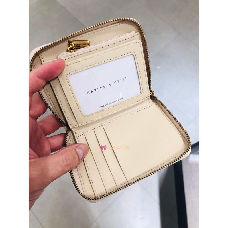 【24H快速出貨】ANNA代購💜新加坡品牌小CK保證正品代購 附紙袋 短夾 簡約短夾 拉鍊短夾-細節圖3