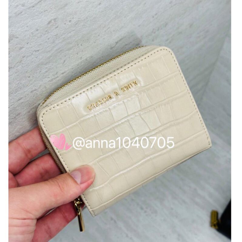 鱷魚白短夾回歸❤️‍🔥【24H快速出貨】ANNA代購💜新加坡品牌小CK保證正品代購 附紙袋 短夾 多卡曾短夾 經典皮夾-細節圖2