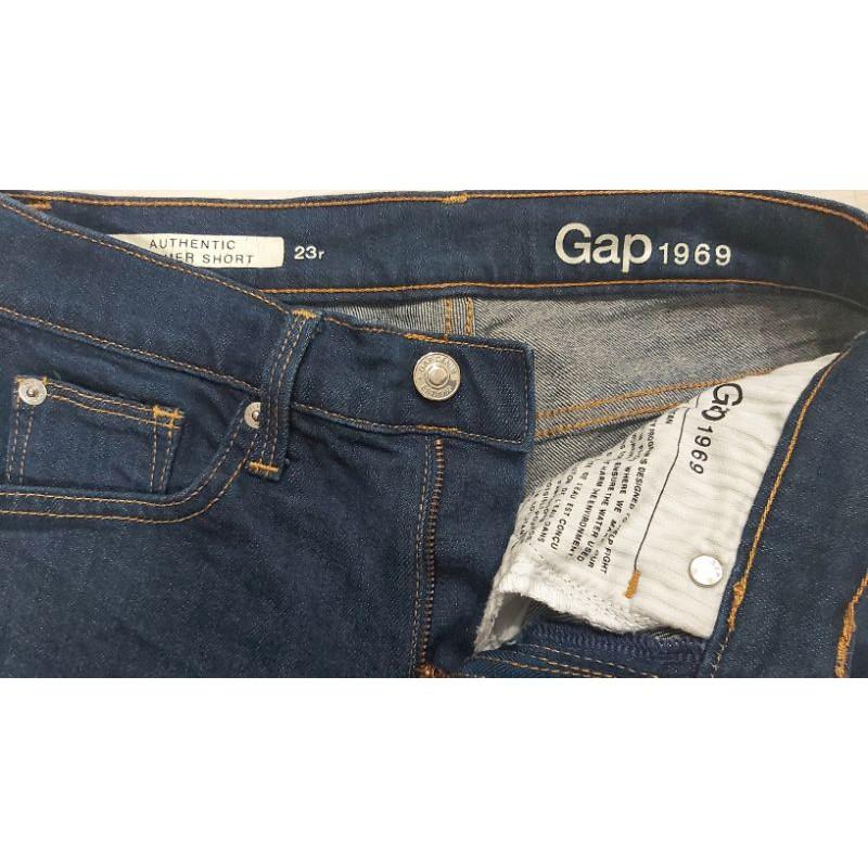 Gap 緊身牛仔短褲-細節圖3